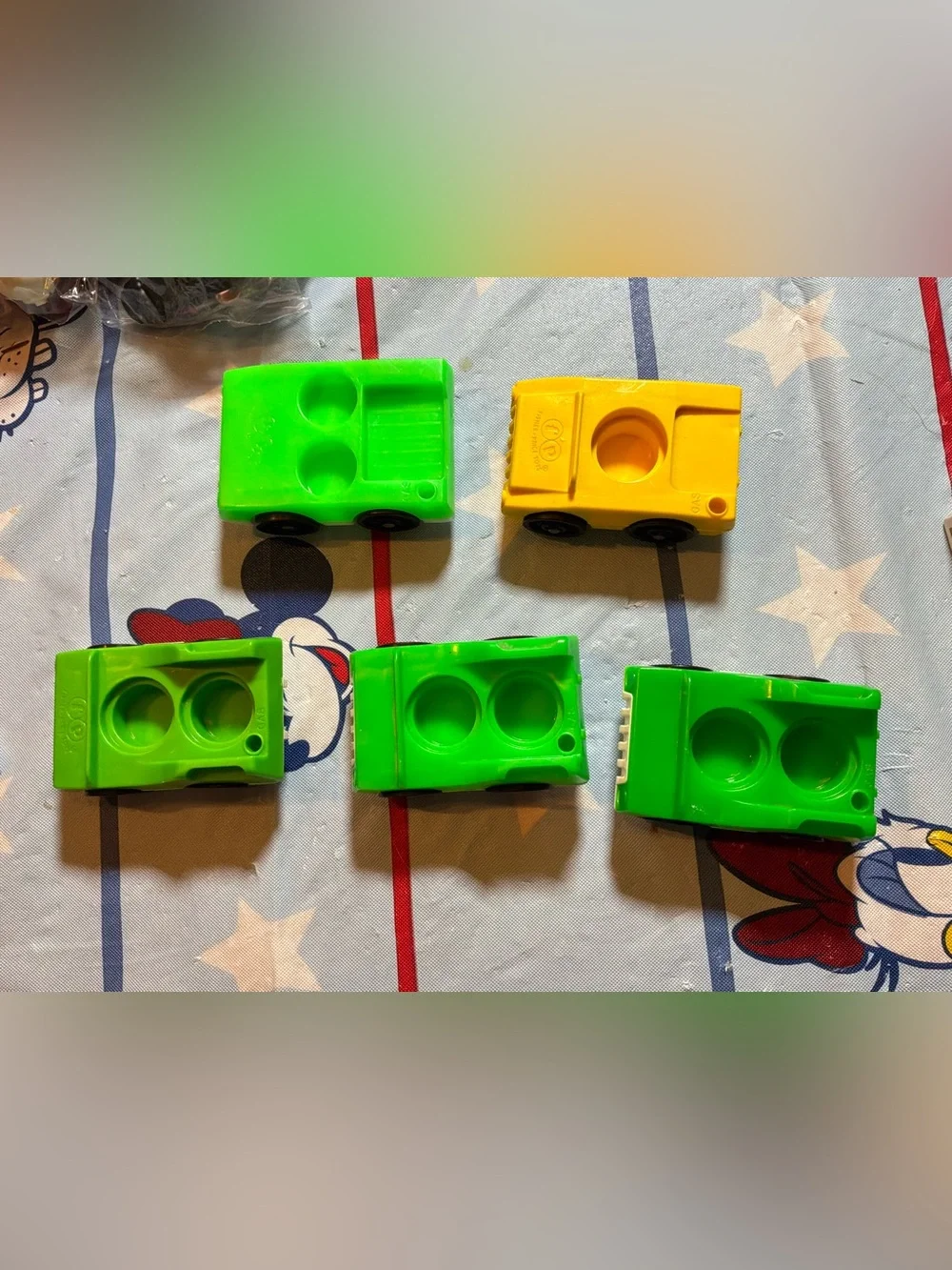 Vintage 1970’s fisher price little people cars 5 in lot